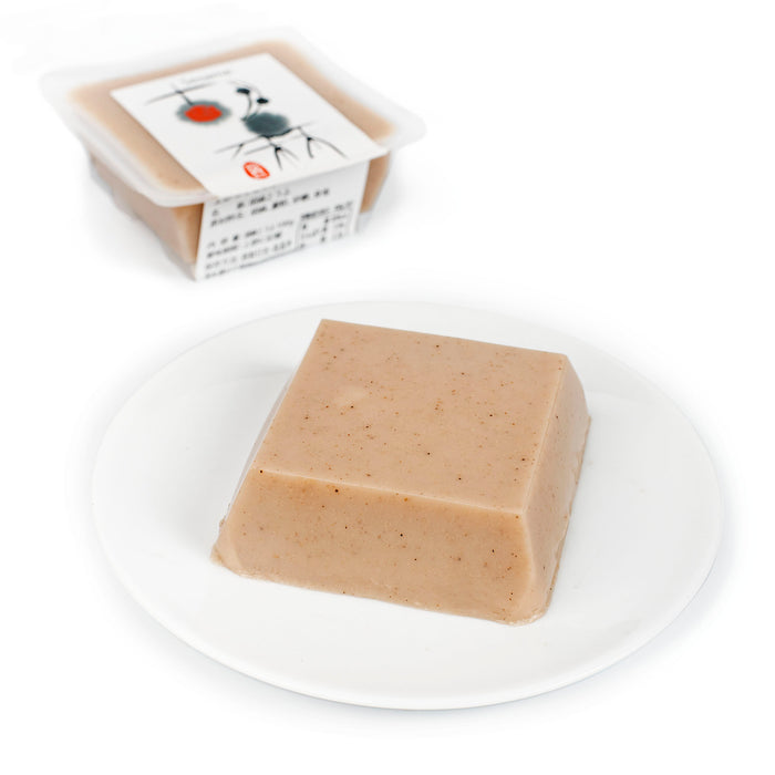 A plate of sesame tofu