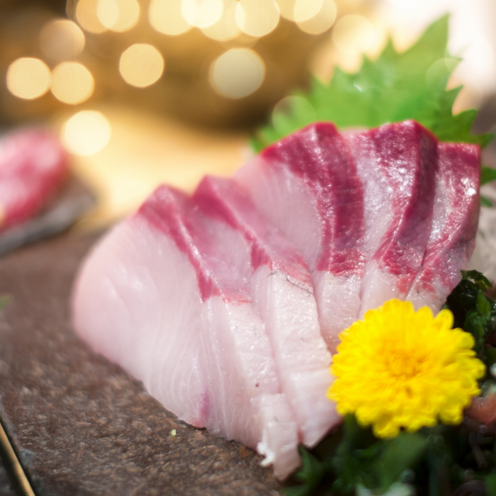 A sashimi plate