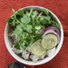 A bowl of pho