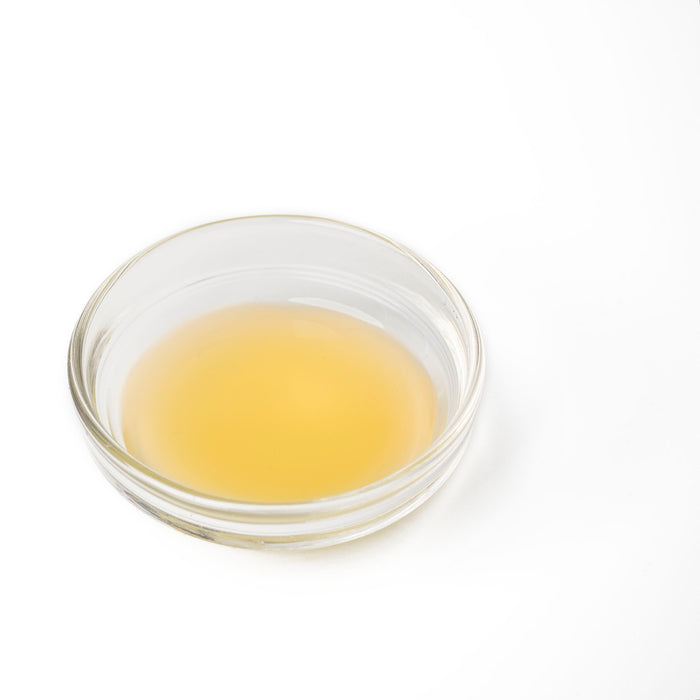 A small bowl of the organic ume vinegar