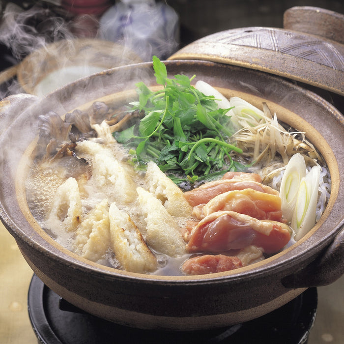 Hot pot dishes boiling on a stove