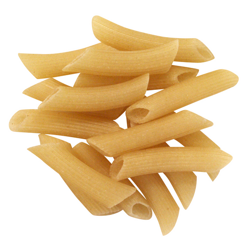 Scattered dried gluten free penne 